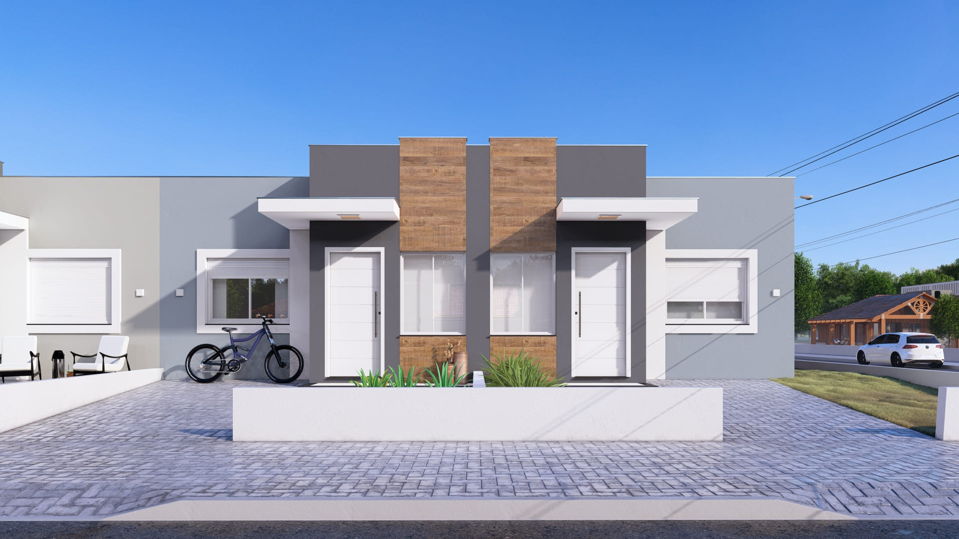 Imagem 6 – Geminados Minha Casa Minha Vida | MM Engenharia